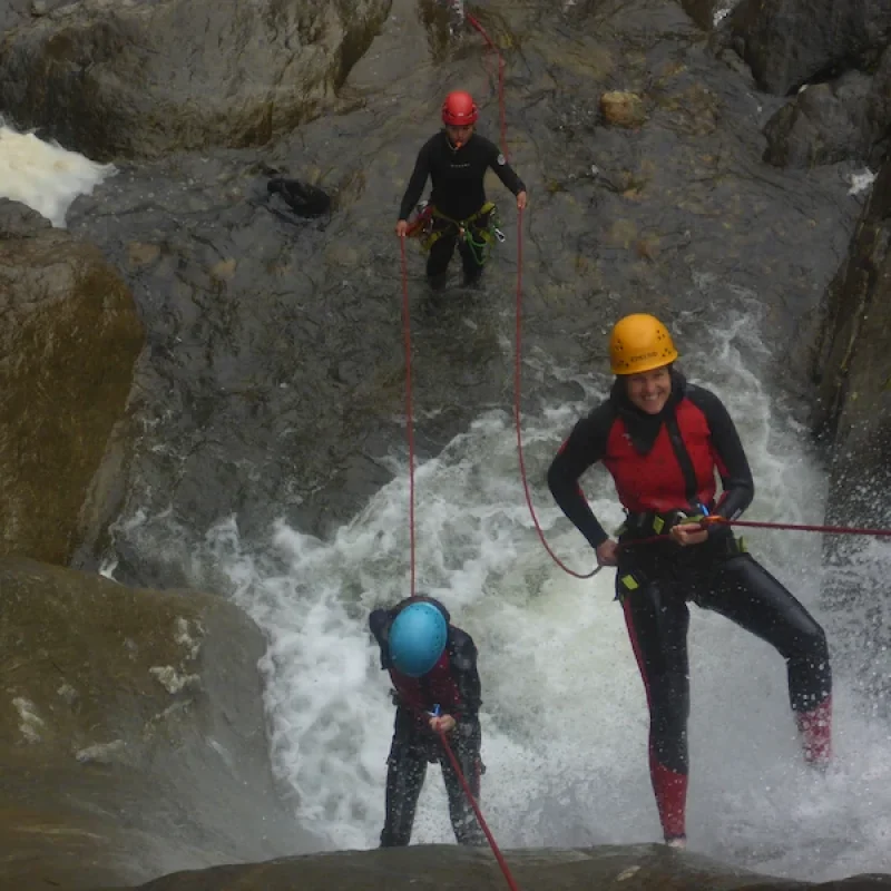 Canyoning in chamana waterfalls, Tours in Ecuador